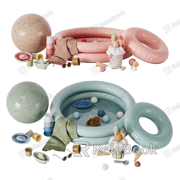 Children's toys play equipment model