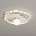 Modern Stylish Ceiling Lights With Various Shapes Decorative Frames And Soft Illumination 3d model