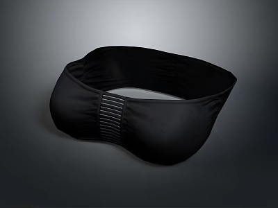 Black Slimming Waist Trainer With Elastic Straps And Supportive Design For Daily Use 3d model