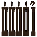 Roman Column Decorative Column 3d model