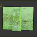 Weathered Brick Wall Texture Decorative Panels With Red White Green Colors