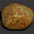Homemade Freshly Baked Golden Crust Long Loaf Bread With Crispy Textured Surface