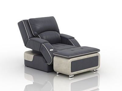 Sofa Lounger Foot Bath Massage Chair 3d model