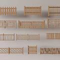 Different Styles Of Wooden Fence For Garden Outdoor Decoration And Privacy