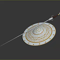 European Shield Sword Medieval Shield Ancient Shield 3d model
