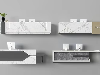 Front Desk Reception Company Front Desk Hotel Front Desk Homestay Front Desk 3d model
