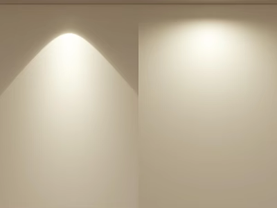 Downlights and Spotlights Offering Soft Focused Light for Modern Home Ceiling Lighting Design 3d model