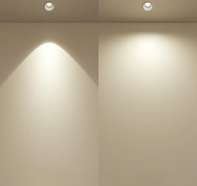 Downlights and Spotlights Offering Soft Focused Light for Modern Home Ceiling Lighting Design 3d model