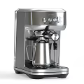 Stainless Steel Tefal Espresso Coffee Machine With Milk Frother And Control Panel