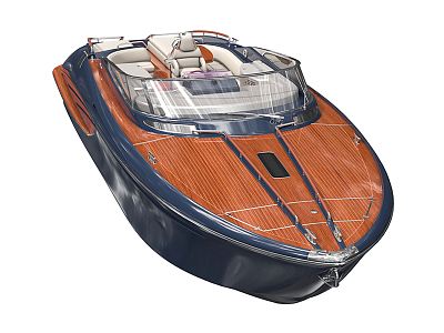 Modern Yacht Luxury Speedboat Yacht 3d model