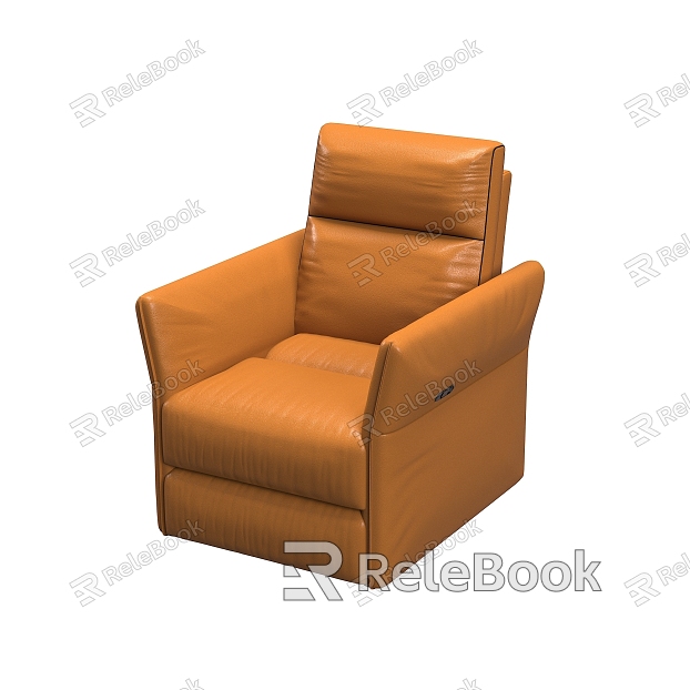 Single Sofa Leather Sofa model