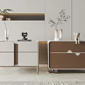 Modern bedside table 3d model