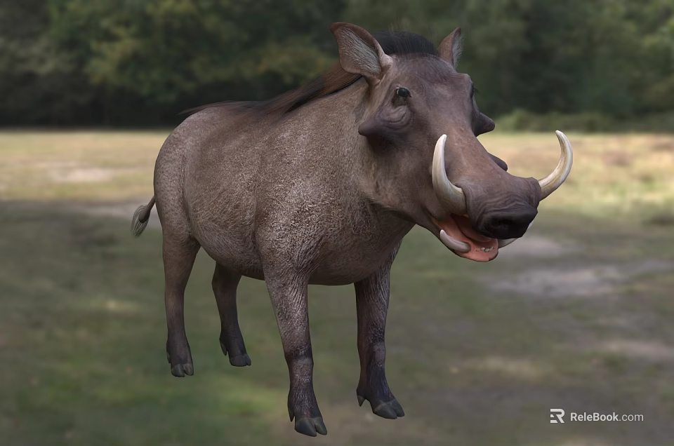 Wild Reptile In Natural Habitat Displaying Scales And Crawling Behavior 3d model 