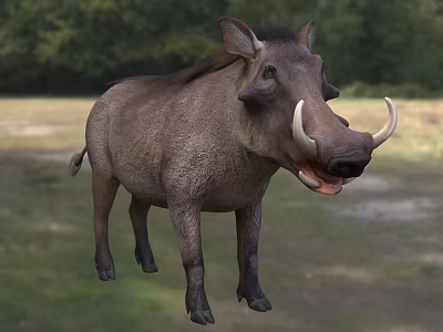 Wild Reptile In Natural Habitat Displaying Scales And Crawling Behavior 3d model