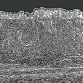 Microtopography Natural Landscape With Stratified Soil Grass And Surface Texture Details