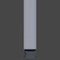 Gray Heavy Duty Truck With White Container For Long Distance Cargo Transport