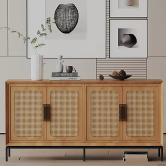 Modern Entrance Cabinet 3d model