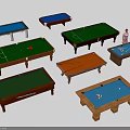 Recreational Game Tables With Various Designs Colors And Sports Themes