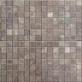 Gray Mosaic Floor Tiles With Small Square Design And Natural Stone Texture