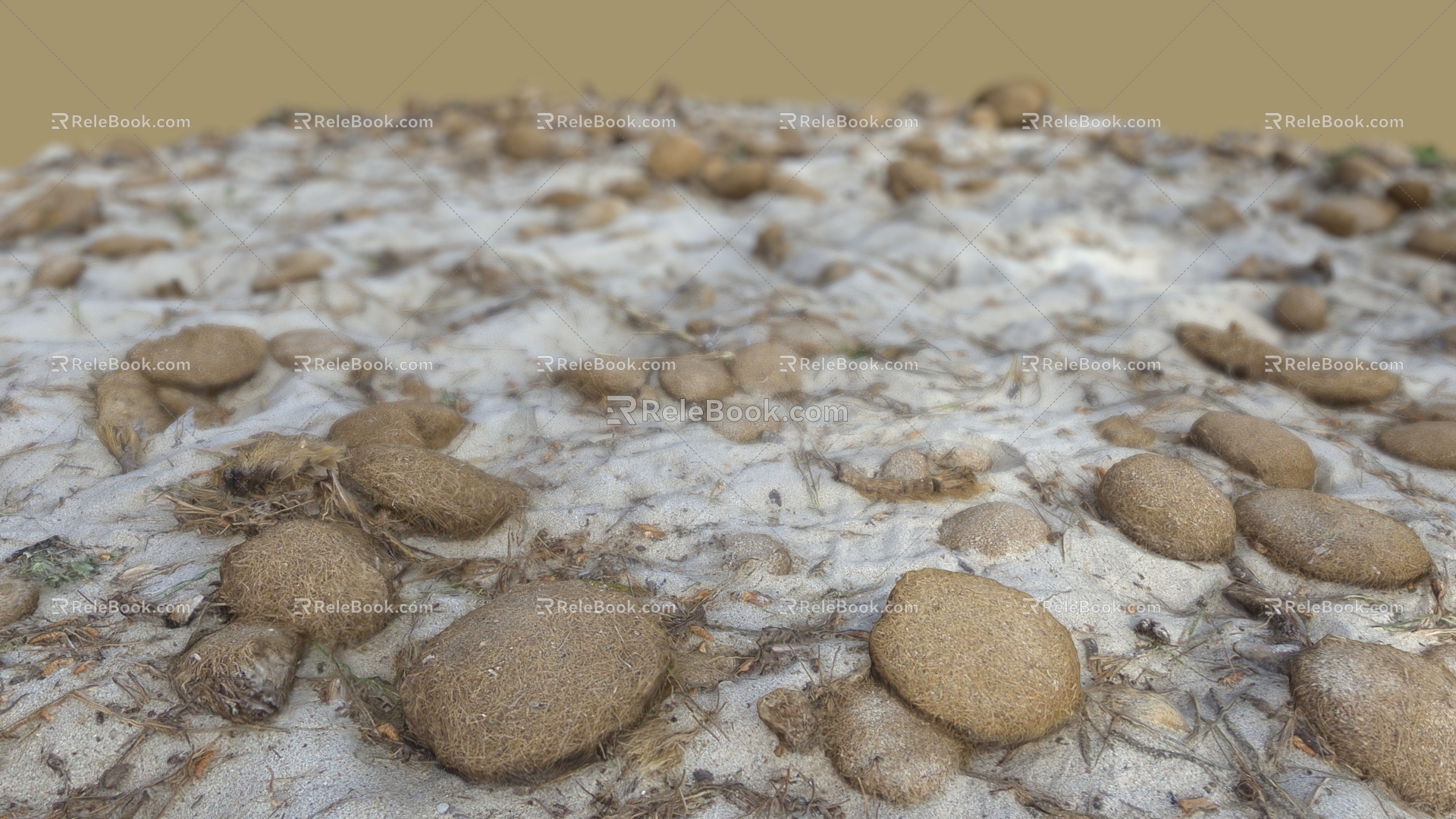 Gravel Soil Soil Soil Block Sand 3d model