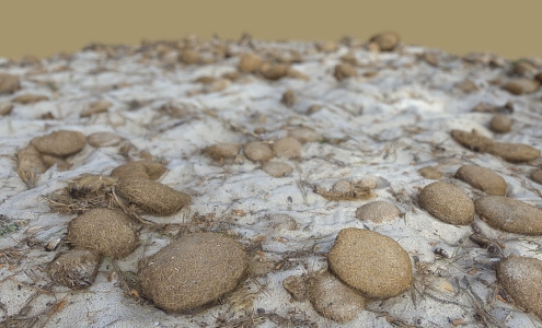 Gravel Soil Block Sand 3d model