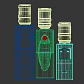 Home Water Dispensers With Various Sizes And Bottled Water For Daily Use