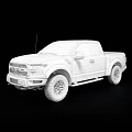 Blue Ford F-150 Raptor Pickup Truck Showcasing Multiple Exterior Views