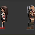 Colorful Cartoon Character Figurines With Detailed Outfits And Action Poses