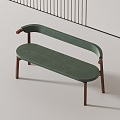 Modern bench 3d model