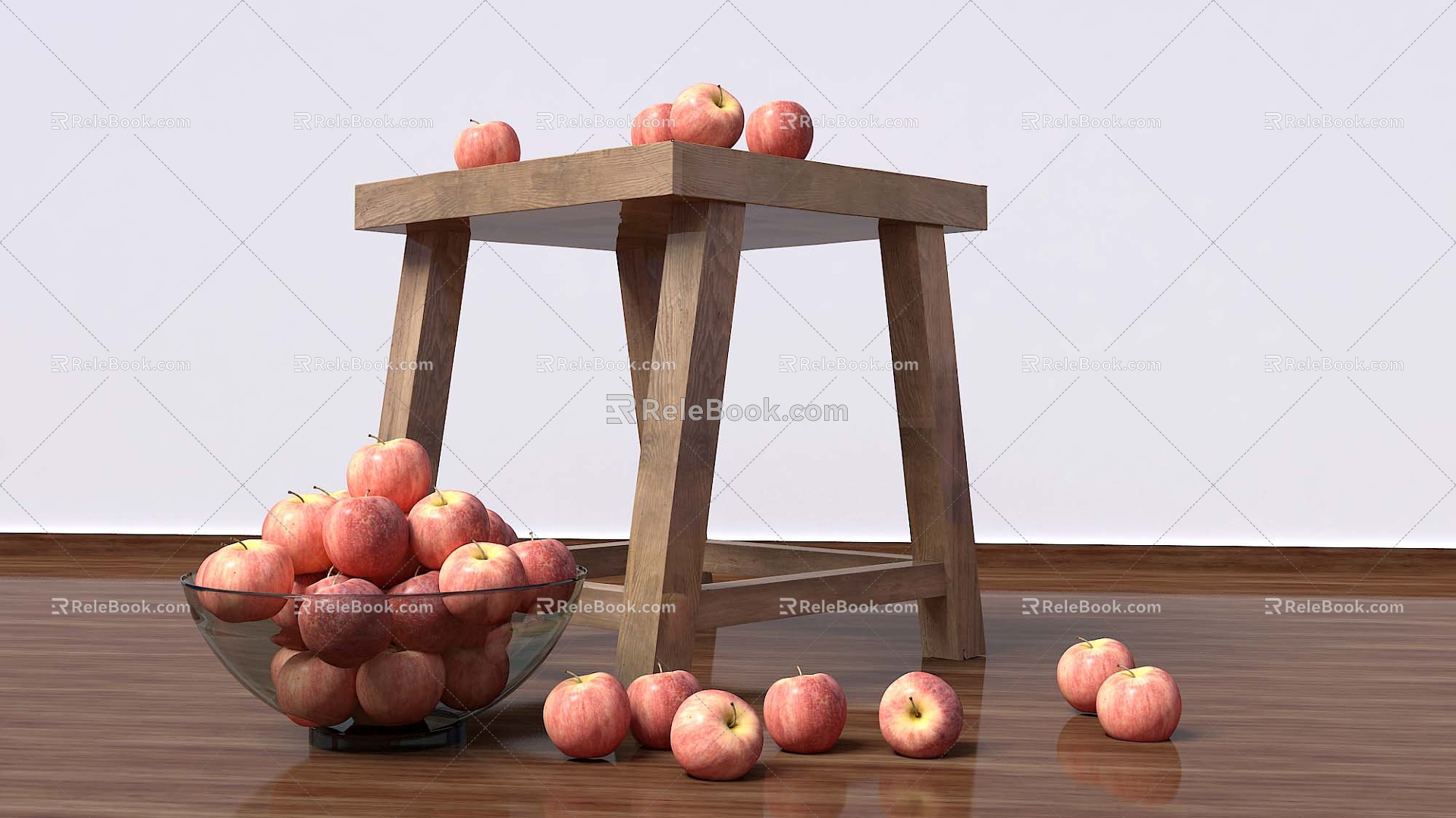 Modern Apple 3d model