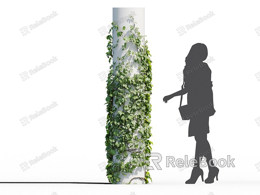 Modern creeper wall creeper vine creeper vine model