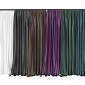 Multiple Colored Curtains with Sheer and Textured Fabric for Window Interior Decor