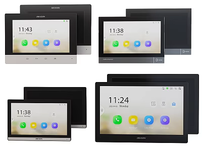 Hardware Tools Digital Display Screens With Time And Color Function Icons 3d model