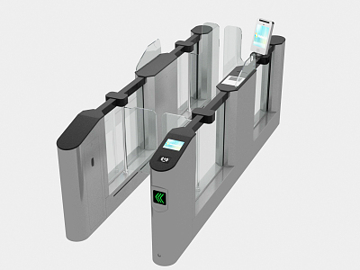 Modern gate passage gate model