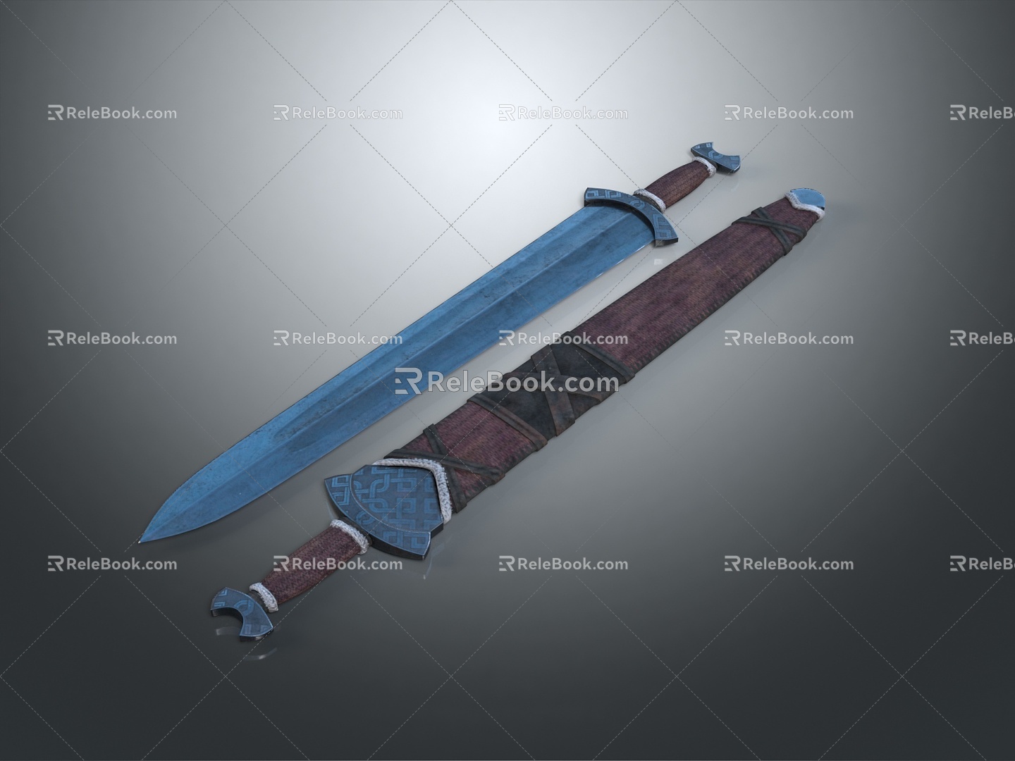 Officer Sword Sword Long Sword Sheath Sword Samurai Sword Samurai Sword Accessories Soldier Sword Knight Sabre 3d model