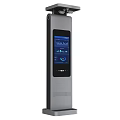 Public Facility Interactive Touch Screen Device With Data Display Interface