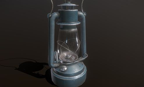 Industrial LOFT Kerosene Lamp 3d model