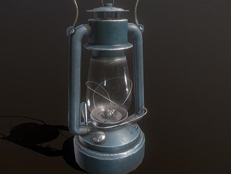 Industrial LOFT Kerosene Lamp 3d model