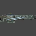 light machine gun 3d model