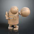 Robot Assistant Small Robot Butler Robot Butler Figure Game Figure 3d model