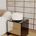 Table lamp table lamp side sofa 3d model