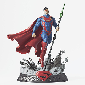 Modern Game Role Superman 3d model