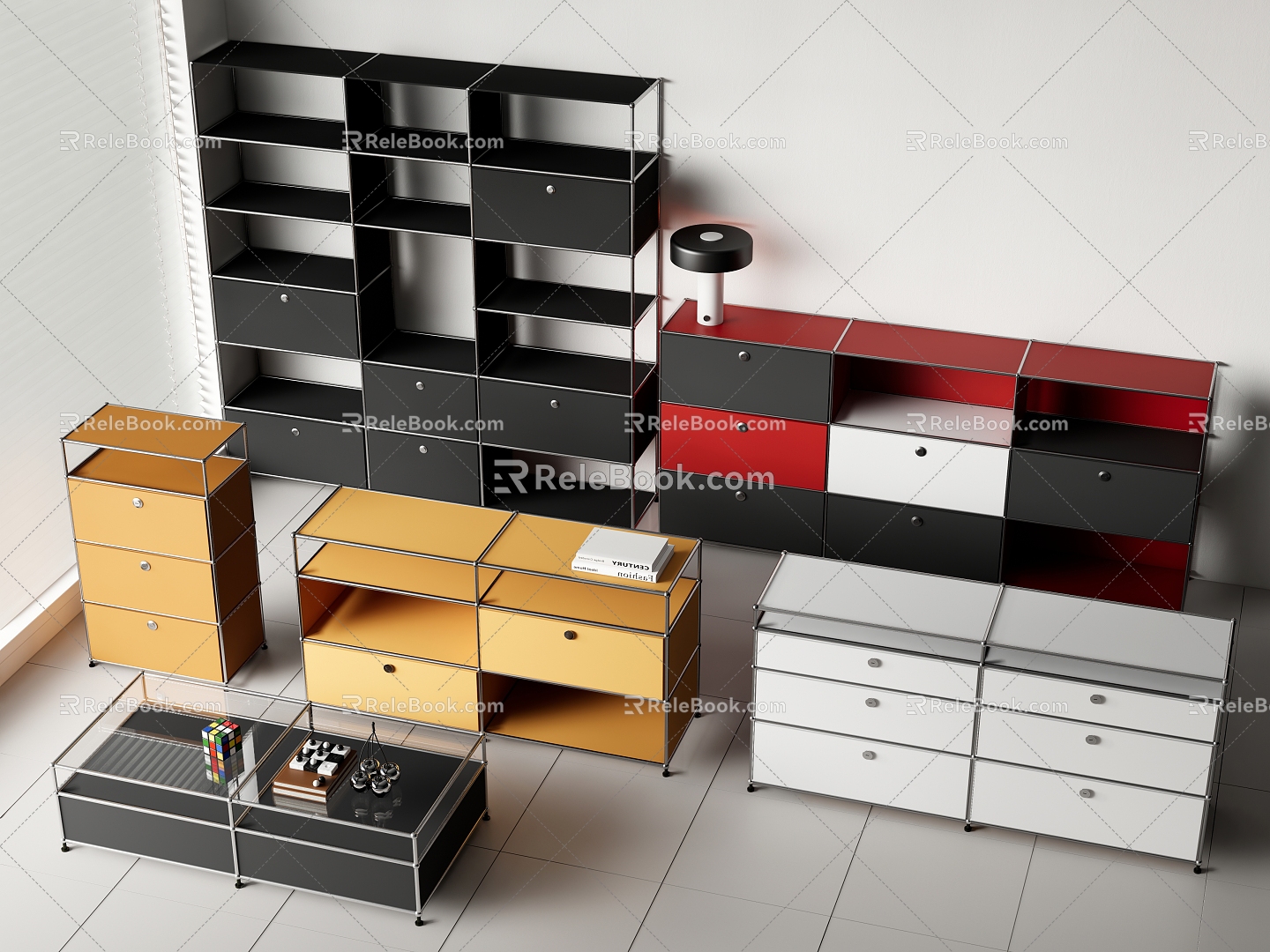 USM File Cabinet Entrance Cabinet Decorative Cabinet Storage Cabinet Side Cabinet 3d model