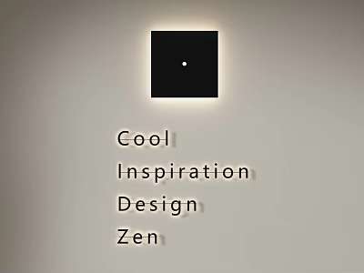 Cool Zen Design Wall Lamp Inspiration For Modern Interior Decor Ideas 3d model