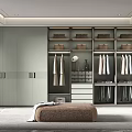 Modern Cloakroom 3d model