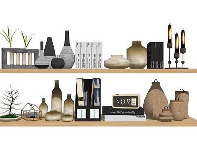 Modern Ornament Combination Decorative Ornament Combination 3d model