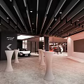 McLaren Showroom With Glass Doors Exterior And Interior Reception Desk Car