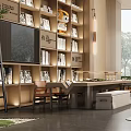 Modern Rest Area Yuyi Sales Office Negotiation Area Rest Area 3d model