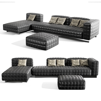 Modern Minotti Combination Sofa 3d model