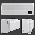 Samsung Air Conditioner Fan White Wall Mounted With Modern Sleek Design